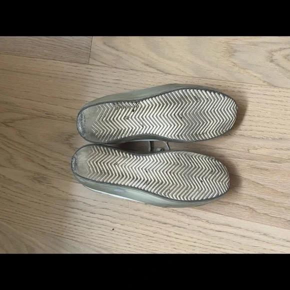 Golden Goose Super Stars Gold White Sneakers Size 39 - Picture 7 of 9